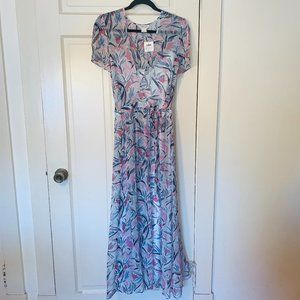 Club Monaco Maxi Wrap Dress